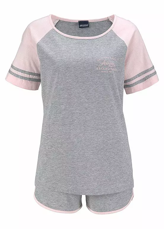 Arizona Sporty Stripe Short Pyjamas 4 Arizona Sporty Stripe Short Pyjamas - Image 4