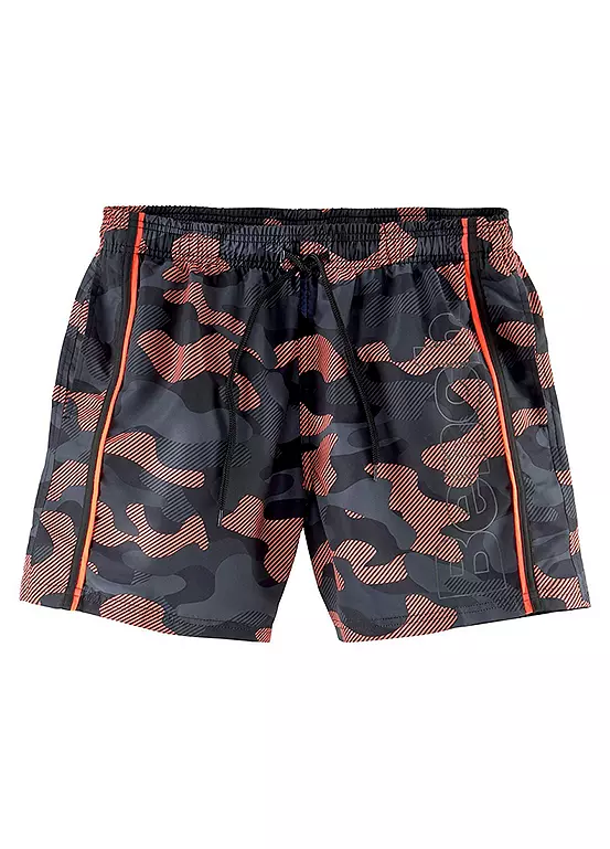 Bench Army Print Swim Shorts 2 Bench Army Print Swim Shorts - Image 2