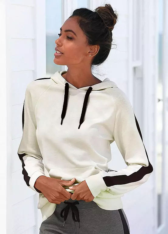 Bench Raglan Sleeve Stripe Hoodie 1 Bench Raglan Sleeve Stripe Hoodie