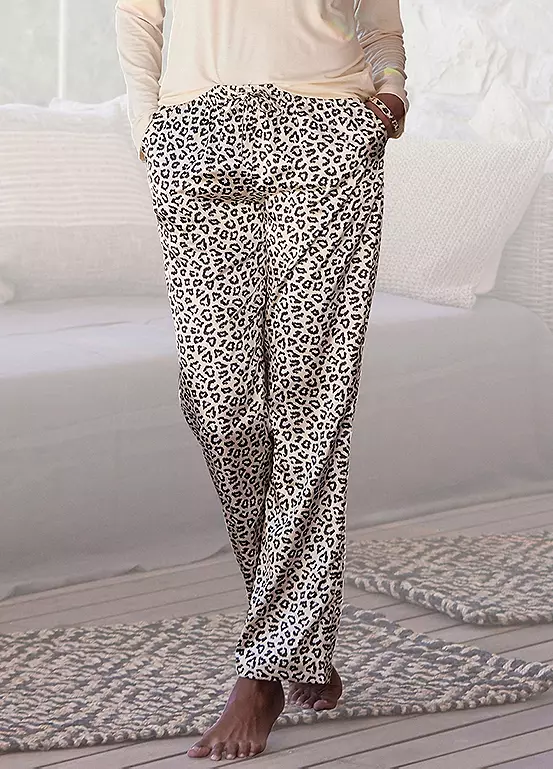 Buffalo Animal Print Pyjama Trousers 1 Buffalo Animal Print Pyjama Trousers