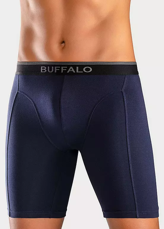 Buffalo Pack Of 3 Long Boxer Shorts 5 Buffalo Pack Of 3 Long Boxer Shorts - Image 5