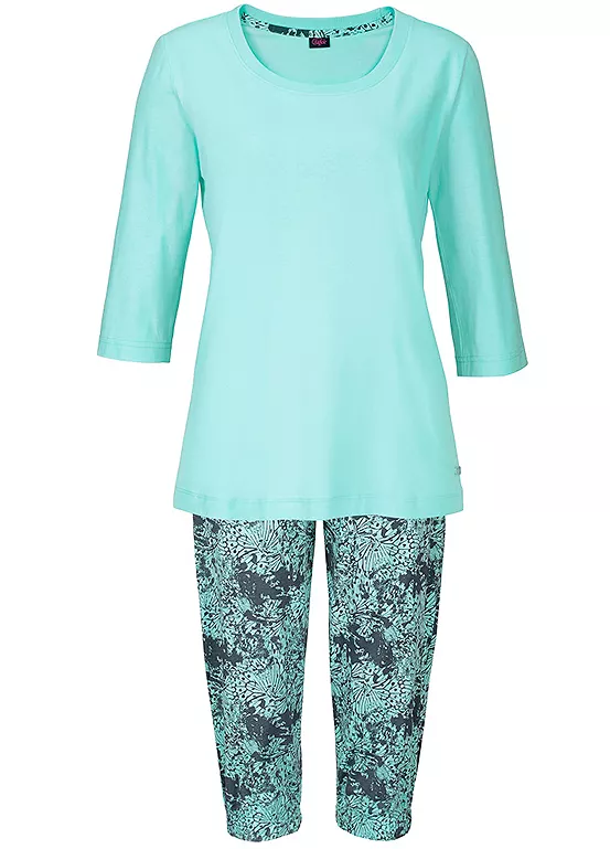 Buffalo Printed Capri Pyjamas 2 Buffalo Printed Capri Pyjamas - Image 2