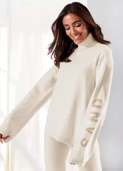Elbsand Soft Knit Roll Neck Jumper