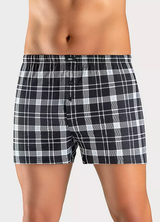 H.I.S Pack Of 2 Loose-Fit Boxers 2 H.I.S Pack Of 2 Loose-Fit Boxers - Image 2