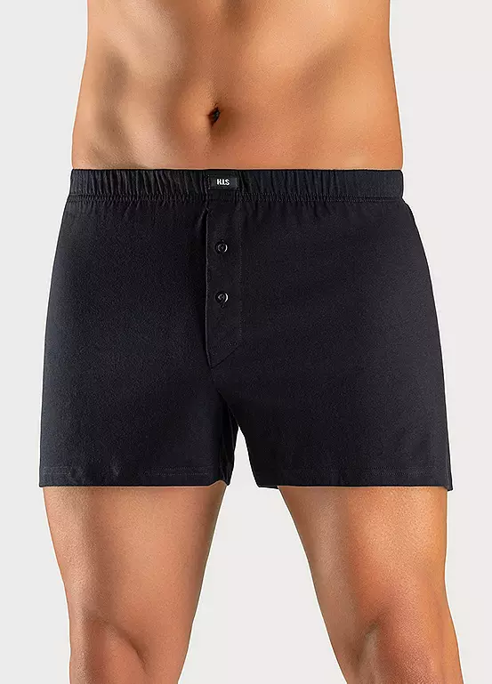 H.I.S Pack Of 2 Loose-Fit Boxers 3 H.I.S Pack Of 2 Loose-Fit Boxers - Image 3
