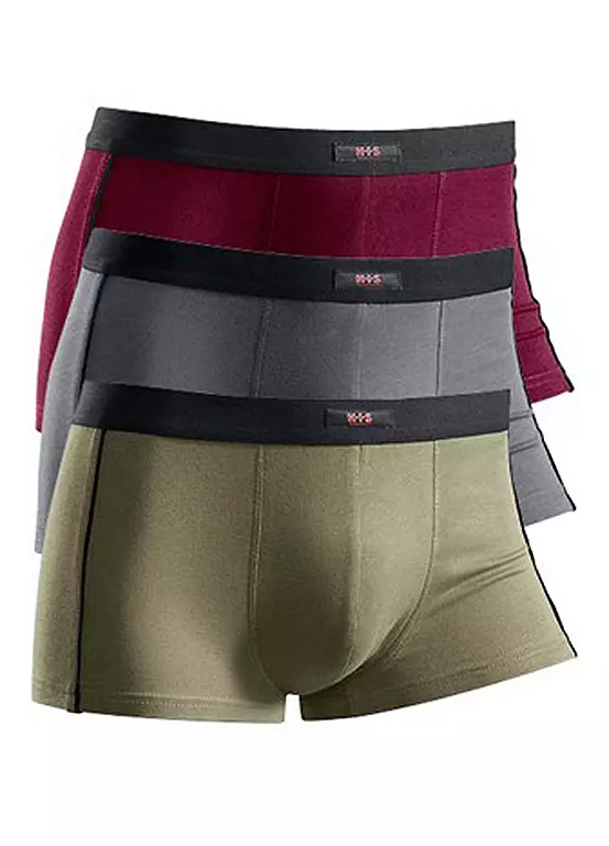 H.I.S Pack Of 3 Boxer Shorts 2 H.I.S Pack Of 3 Boxer Shorts - Image 2