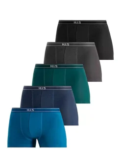 H.I.S Pack Of 5 Boxer Shorts