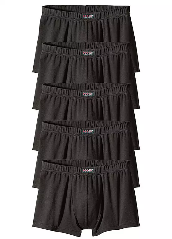 H.I.S Pack Of 5 Hipster Boxer Shorts 1 H.I.S Pack Of 5 Hipster Boxer Shorts