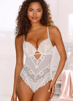 Jette Non-Wired Padded Floral Lace Body