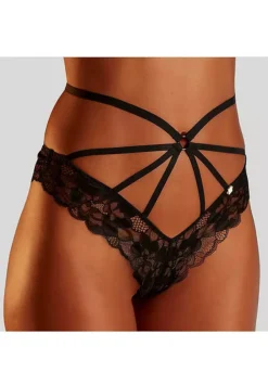 Jette Strappy Floral Lace Thong