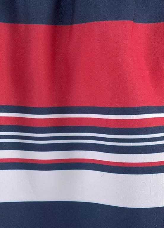 KangaROOS Striped Long Swimming Shorts 5 KangaROOS Striped Long Swimming Shorts - Image 5