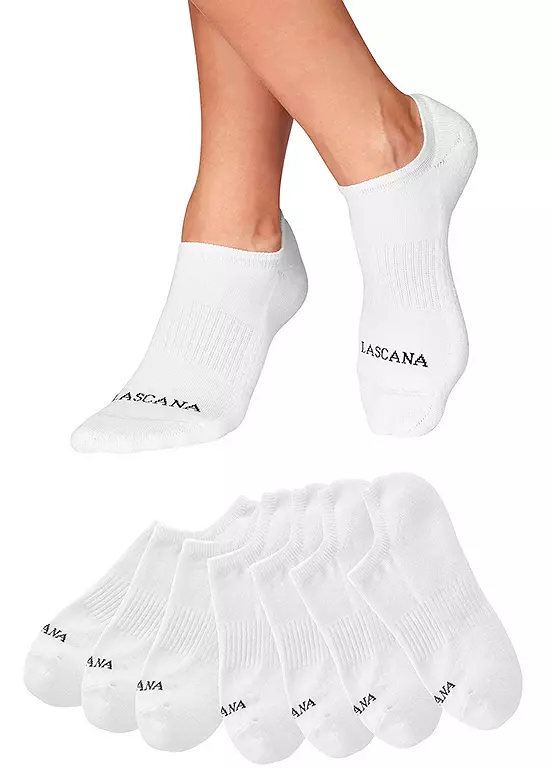 LASCANA Active Pack Of 7 Trainers Socks 1 LASCANA Active Pack Of 7 Trainers Socks