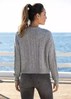 LASCANA Cable Knit Cardigan -Daily Bra Store LASCANA Cable Knit Cardigan70047360FRSP W01