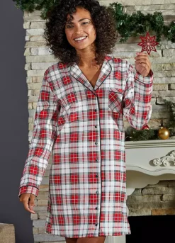 LASCANA Checked Nightshirt -Daily Bra Store LASCANA Checked Nightshirt69051962FRSP W01