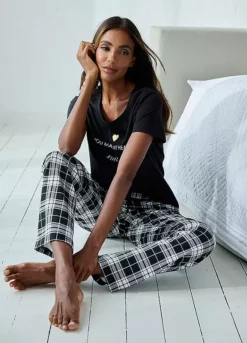 LASCANA Checked Pyjama Bottoms -Daily Bra Store LASCANA Checked Pyjama Bottoms29476933FRSP W02