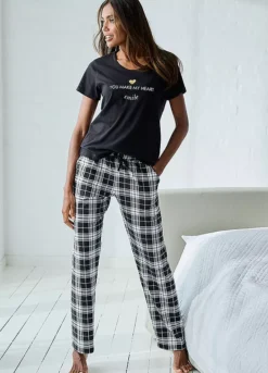 LASCANA Checked Pyjama Bottoms -Daily Bra Store LASCANA Checked Pyjama Bottoms29476933FRSP W03
