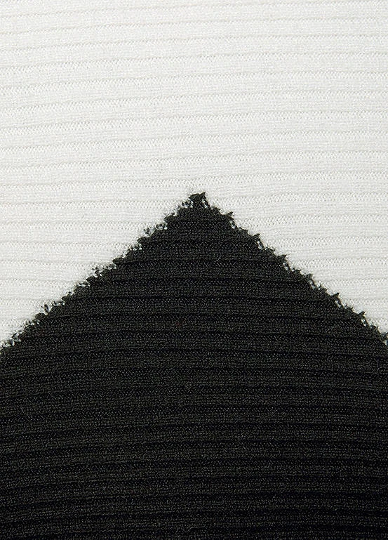 LASCANA Colour Block Knit Sweater 5 LASCANA Colour Block Knit Sweater - Image 5