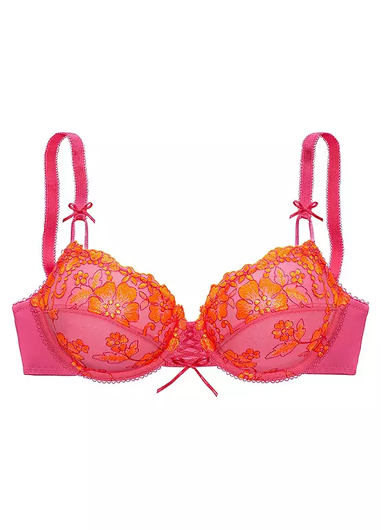 LASCANA Embroidered Lace Underwired Full Cup Bra 2 LASCANA Embroidered Lace Underwired Full Cup Bra - Image 2