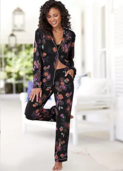 LASCANA Floral Print Pyjama Set -Daily Bra Store LASCANA Floral Print Pyjama Set26524111FRSP W01