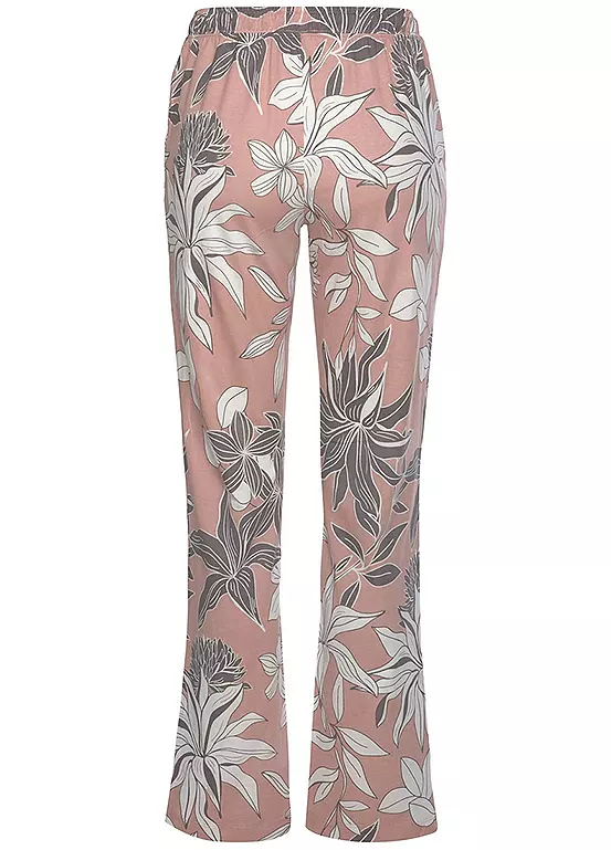 LASCANA Floral Print Sleep Trousers 4 LASCANA Floral Print Sleep Trousers - Image 4