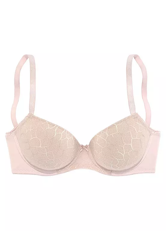 LASCANA Graphic Lace Padded Bra 2 LASCANA Graphic Lace Padded Bra - Image 2