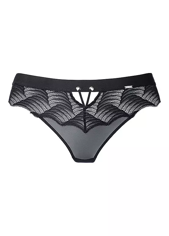LASCANA Graphic Lace Thong 2 LASCANA Graphic Lace Thong - Image 2
