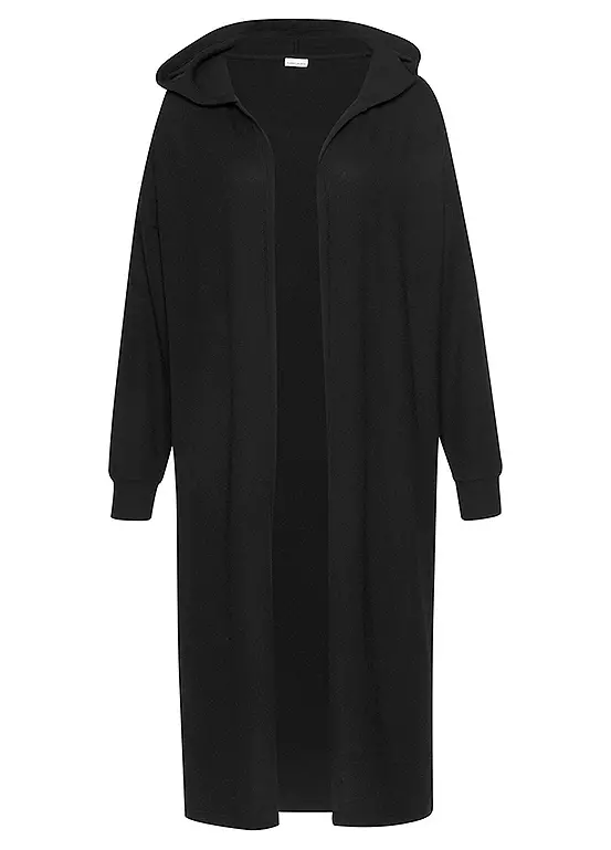 LASCANA Hooded Longline Cardigan 2 LASCANA Hooded Longline Cardigan - Image 2