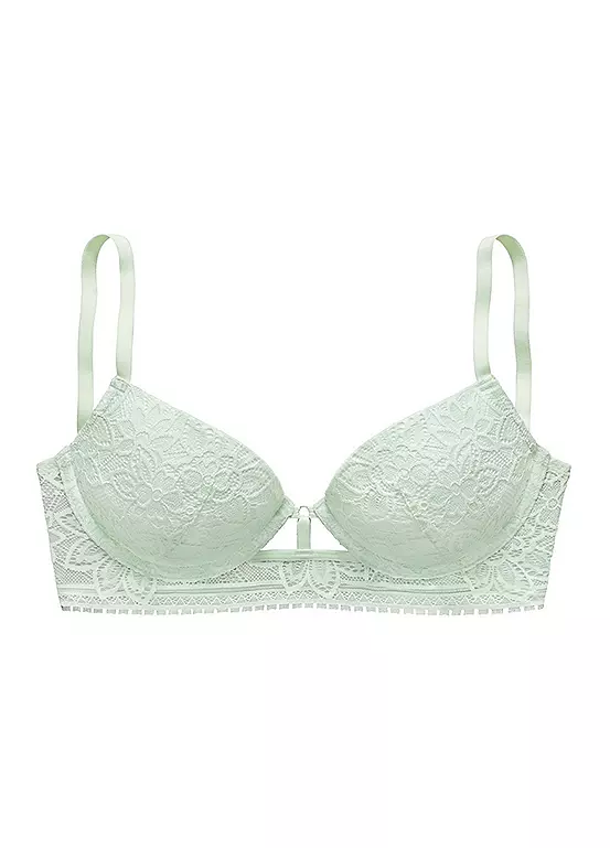 LASCANA Jacquard Lace Push-Up Bra 2 LASCANA Jacquard Lace Push-Up Bra - Image 2