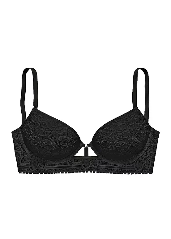 LASCANA Jacquard Lace Push-Up Bra 5 LASCANA Jacquard Lace Push-Up Bra - Image 5