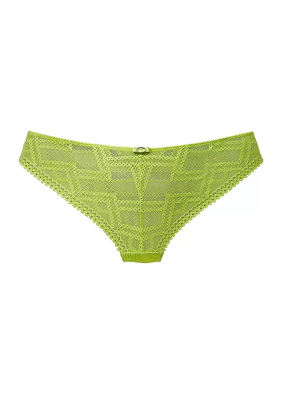 LASCANA Jacquard Lace Thong 2 LASCANA Jacquard Lace Thong - Image 2