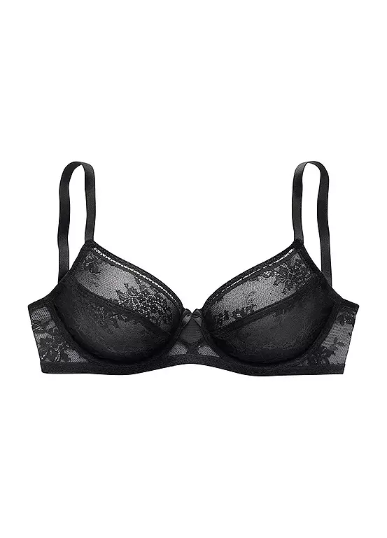 LASCANA Jacquard Lace Underwired Bra 5 LASCANA Jacquard Lace Underwired Bra - Image 5