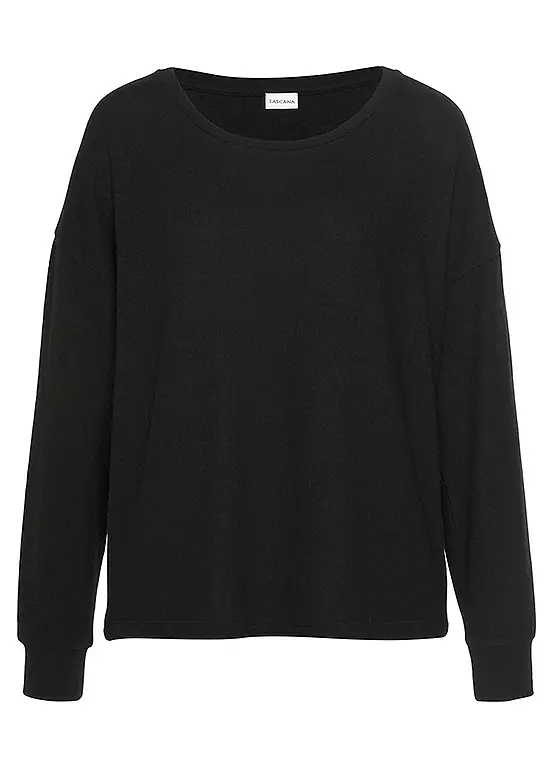 LASCANA Knit Round Neck Sweatshirt 2 LASCANA Knit Round Neck Sweatshirt - Image 2