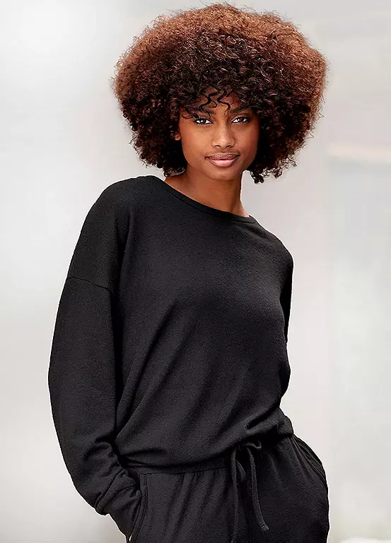 LASCANA Knit Round Neck Sweatshirt 1 LASCANA Knit Round Neck Sweatshirt