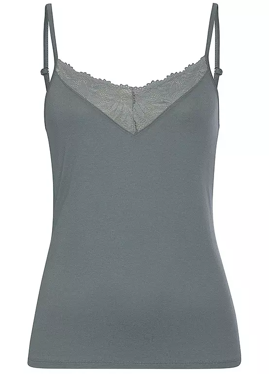 LASCANA Lace Detail Camisole 2 LASCANA Lace Detail Camisole - Image 2