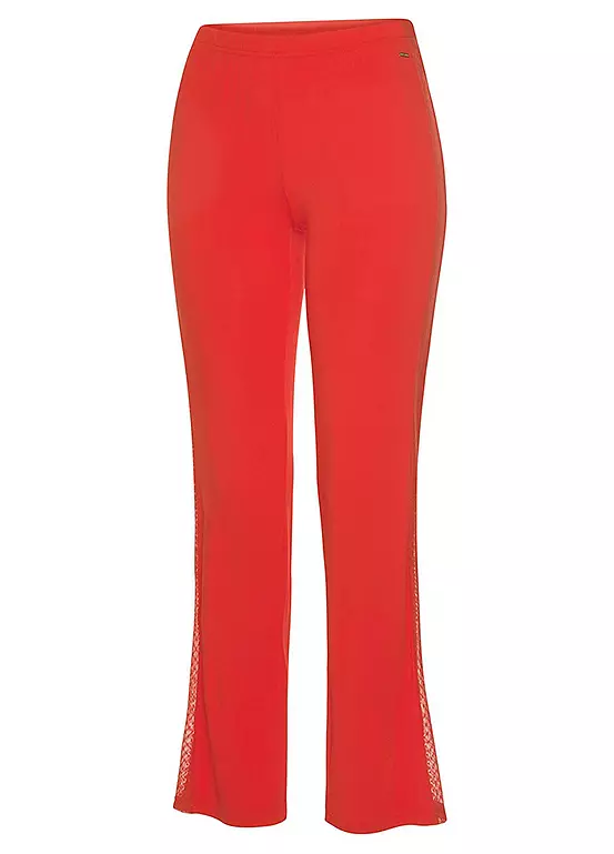 LASCANA Lace Insert Pyjama Bottoms 5 LASCANA Lace Insert Pyjama Bottoms - Image 5