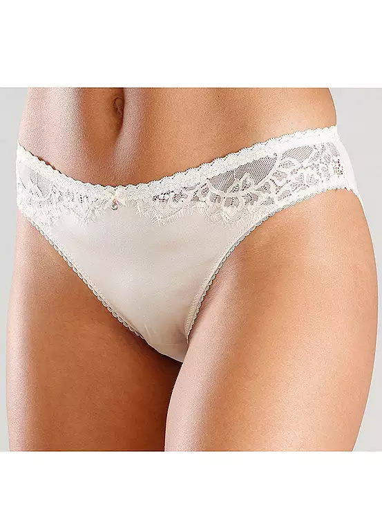 LASCANA Lace Trim Briefs