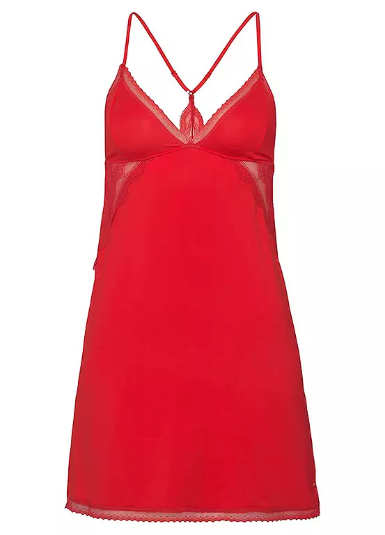 LASCANA Lace Trim Nightie 2 LASCANA Lace Trim Nightie - Image 2