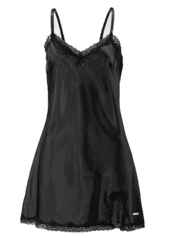 LASCANA Lace Trim Satin Negligee 7 LASCANA Lace Trim Satin Negligee -Daily Bra Store LASCANA Lace Trim Satin Negligee326724FRSC