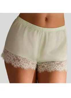 LASCANA Lace Trim Silk Shorts 9 LASCANA Lace Trim Silk Shorts -Daily Bra Store LASCANA Lace Trim Silk Shorts86022526FRSP