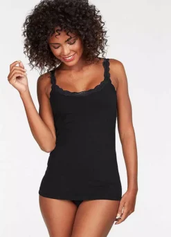 LASCANA Pack Of 2 Spaghetti Strap Tops -Daily Bra Store LASCANA Pack of 2 Spaghetti Strap Tops336085FRSP W01