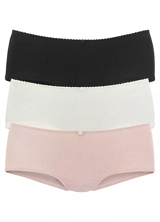 LASCANA Pack Of 3 Briefs