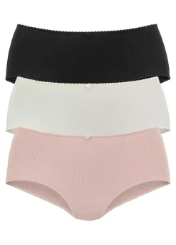 LASCANA Pack Of 3 Full Briefs