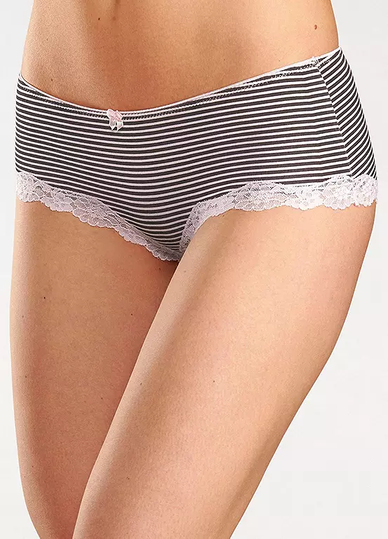 LASCANA Pack Of 3 Hipster Briefs 2 LASCANA Pack Of 3 Hipster Briefs - Image 2