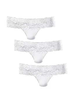 LASCANA Pack Of 3 Thongs -Daily Bra Store LASCANA Pack of 3 Thongs557386FRSP