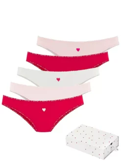 LASCANA Pack Of 5 Brazilian Briefs