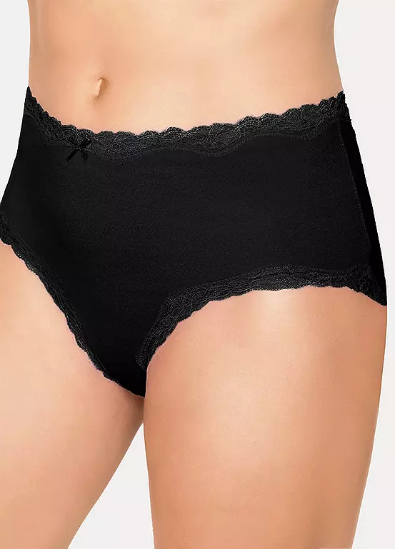 LASCANA Pack Of 5 High Waist Briefs 2 LASCANA Pack Of 5 High Waist Briefs - Image 2