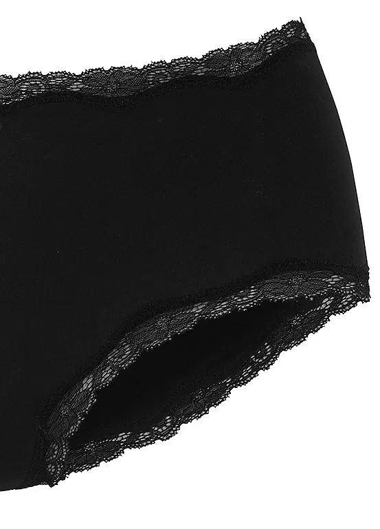 LASCANA Pack Of 5 High Waist Briefs 4 LASCANA Pack Of 5 High Waist Briefs - Image 4