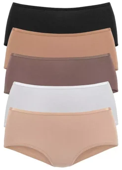 LASCANA Pack Of 5 Waist Briefs