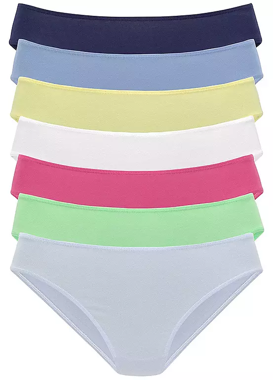 LASCANA Pack Of 7 Briefs 1 LASCANA Pack Of 7 Briefs