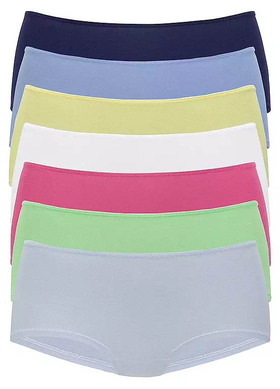 LASCANA Pack Of 7 Shorts 3 LASCANA Pack Of 7 Shorts - Image 3